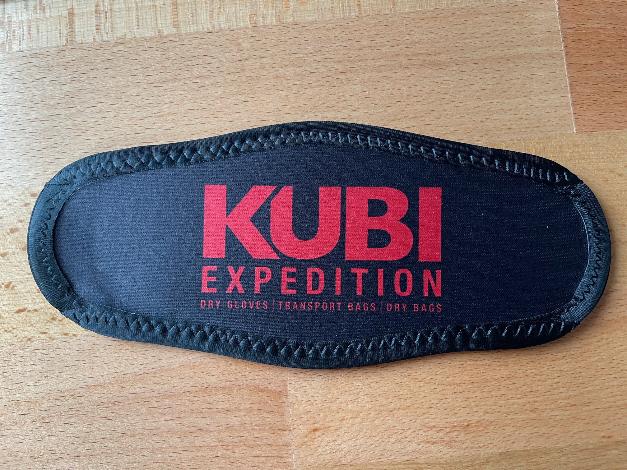 KUBI Expedition Mask Strap - Black & Red