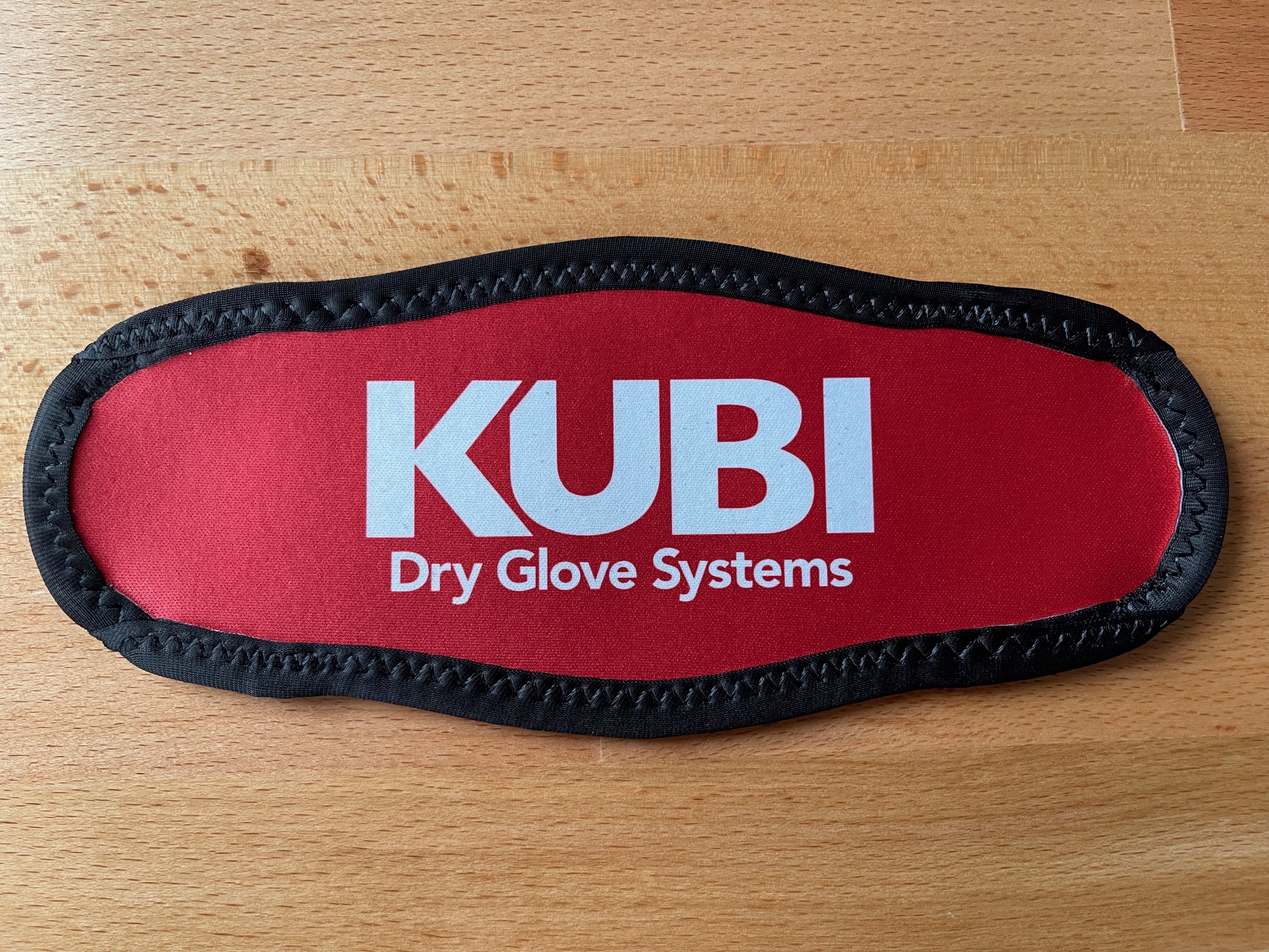 KUBI Dry Glove Systems Mask Strap - Red & White