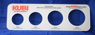 KUBI Size Chart for Dealers